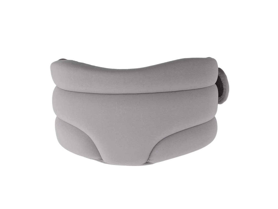 Colar cervical macio, ajustável, respirável, para dormir, cinza S/MARCA