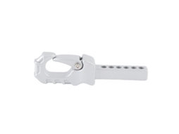 Gancho De Reboque Para Rc Crawler Controle Fácil Acessório Para 4101 4102 4082 1/10 1/8 Prata