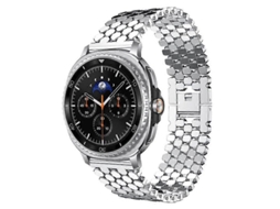 Pulseira De Relógio Metálica Com Textura De Escamas De Peixe Xdfind