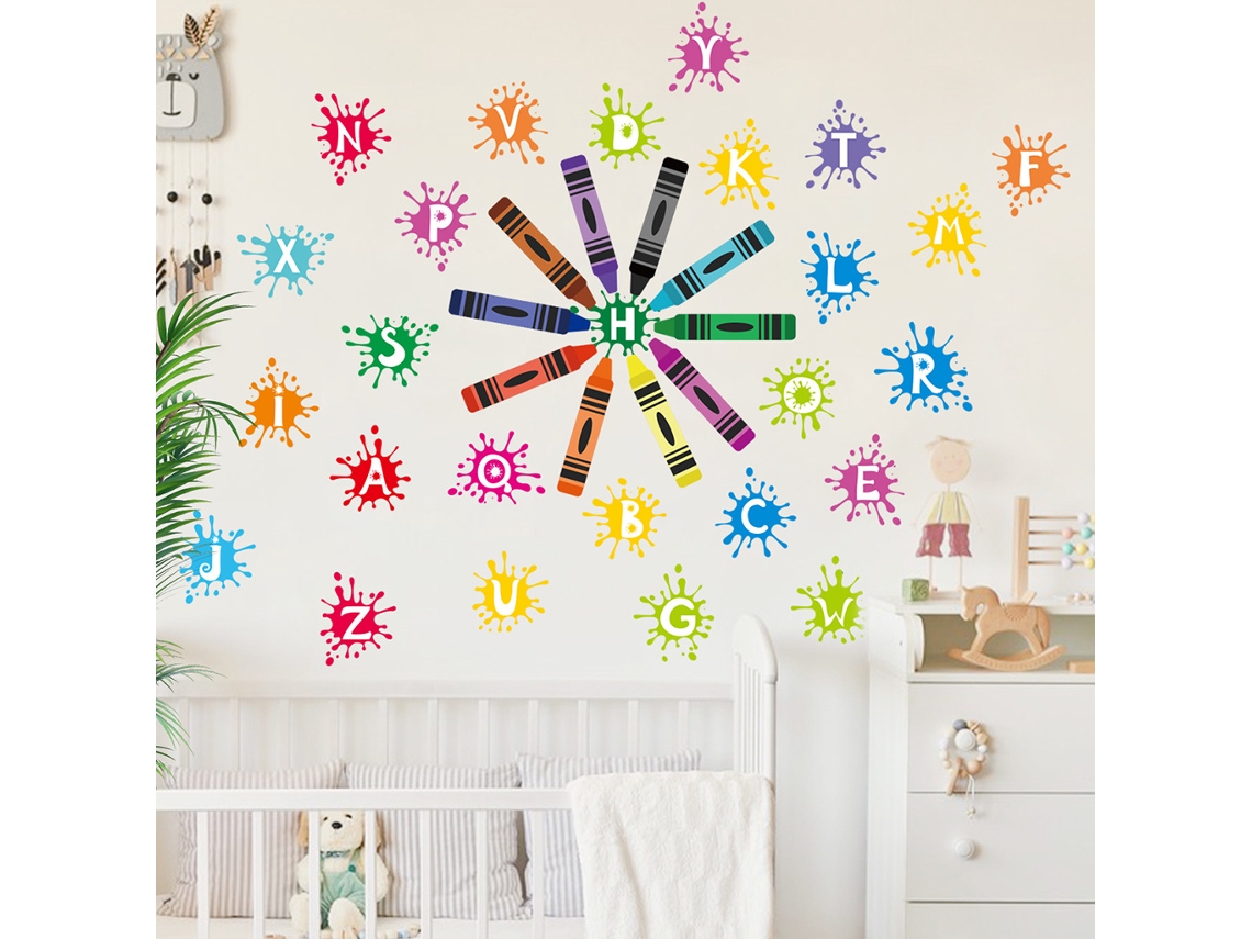 Lurelia Decalque Mural Folhas Pvc Autoadesivo Impermeável Removível 2 Peças 30x30 Cm Quarto Sala Escritório