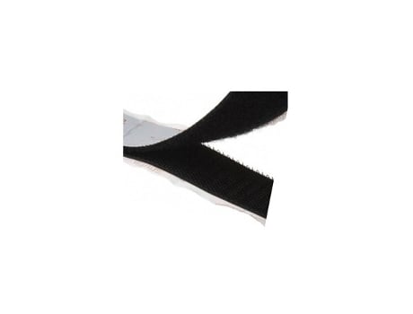 Rolo 2525mt Velcro Adesivo Preto Mh 20mm Tapcro Murtra