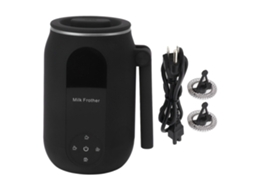 Espumador De Leite Elétrico Automático, Máquina De Espuma Quente E Fria E Aquecedor De Leite Para Latte
