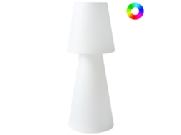 Candeeiro De Pé Led Para Exterior Sabanas Com Comando Remoto Branco
