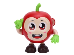 Primerox brinquedo Elétrico Dançarino com Luz e Som para Bebê Forma de Fruta