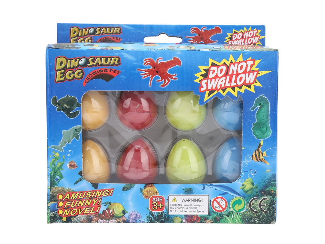 Primerox brinquedo Educativo Ovo de Páscoa Colorido com Animal Marinho para Crianças