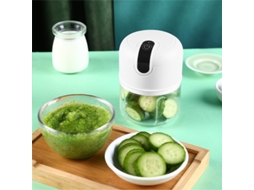 Mini Chopper Fatiador De Legumes Elétrico Branco Aquaforge