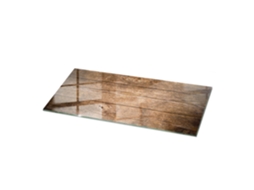 Tampo De Mesa Retangular Espelharte (125x50 Cm - A Estrutura Das Tábuas De Madeira - Marrom)