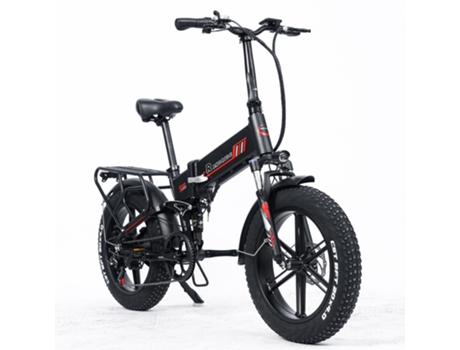 Bicicleta RANDRIDE Elétrica Dobrável - YX20M (1000W - 17Ah - Suspensão Total - Rodas em Magnésio)