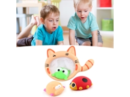Primerox brinquedo de Banho Infantil Animal Cute com Squeeze Spray e Som Bb Squeaker para Bebê