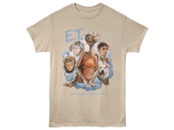 Unisex Adult T-shirt Rockinstone E.t. Character Cloud Sandsizexxl