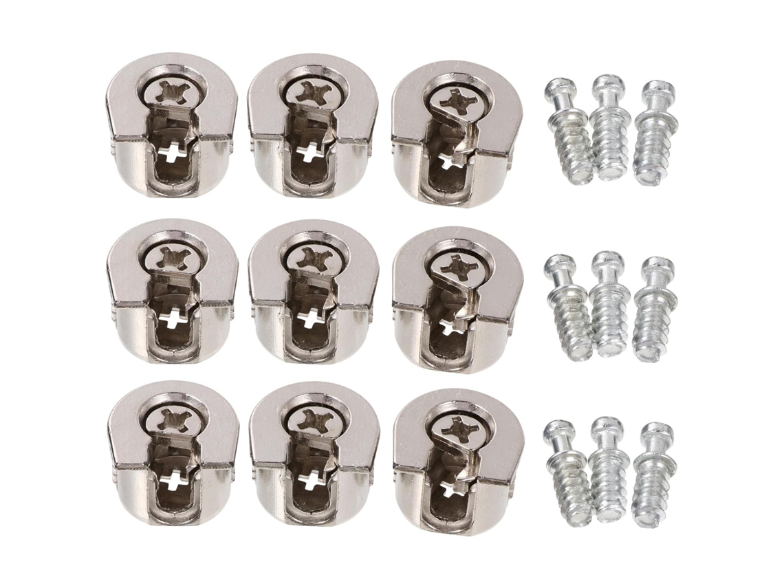 Conectores Excêntricos, 10 Peçaspeças, Móveis, Estávele Resistente