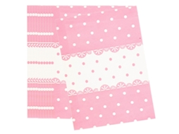 Papel De Embrulho Com Estampa Bolinhas, Pacote 100 Folhas.