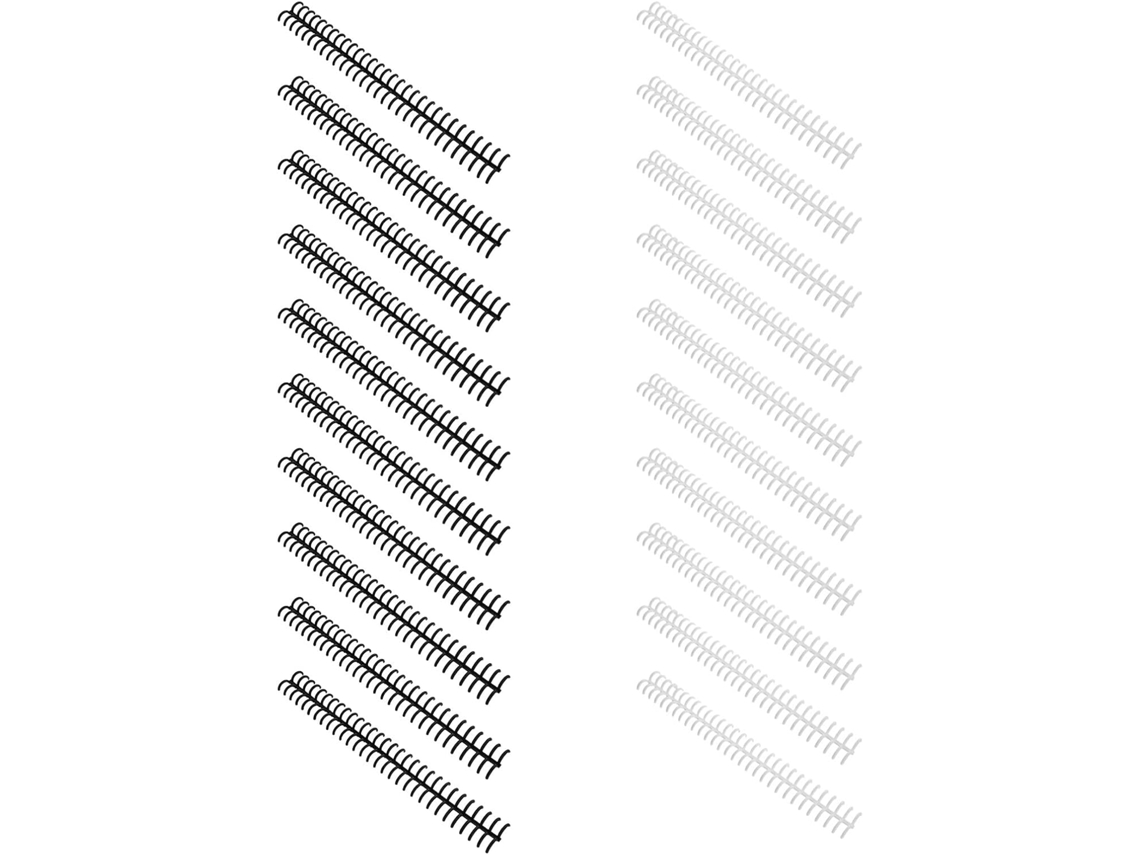 Luxshiny Conjunto De 20-clips Argola Plástico Pasta, 30-argolas No Total, Adequadas Arquivamento De Livros