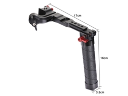 Andoer Aluminum Handle Sling Handgrip With Cold Shoe Universal 1/4 3/8 Interface Replacement For Dji Ronin S 2 / Ronin Sc 2 Gimble LAXISCREED
