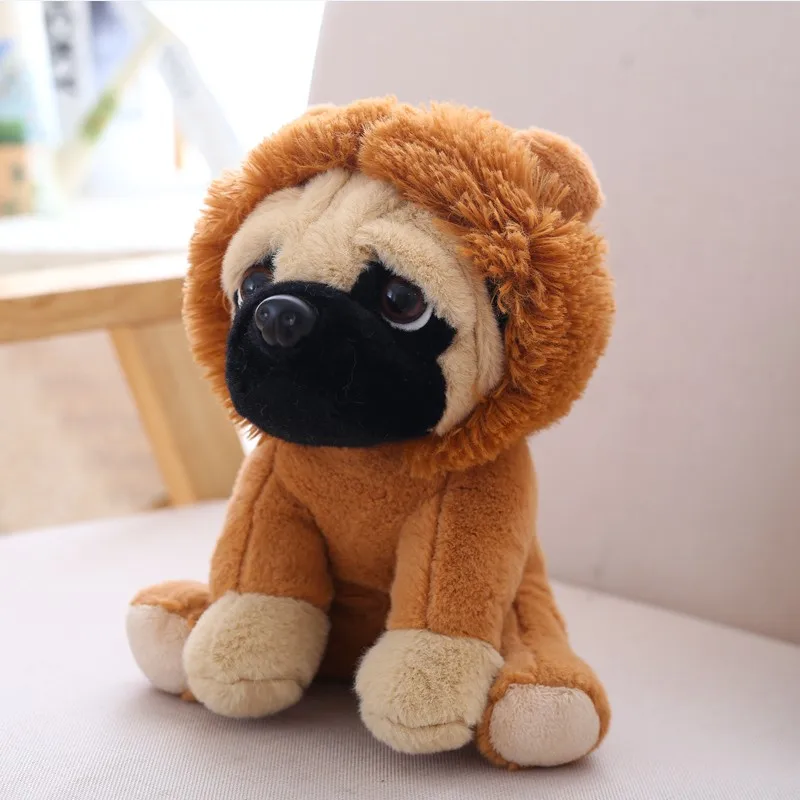 Cachorro de Pelúcia Fofo, Shar Pei, Pug MDUG (estilo 3, 20cm)