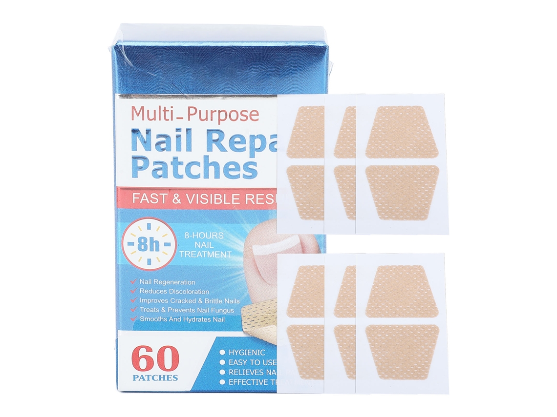 60 Parches Para Reparar Uñas Sin Dolor Para Manicura