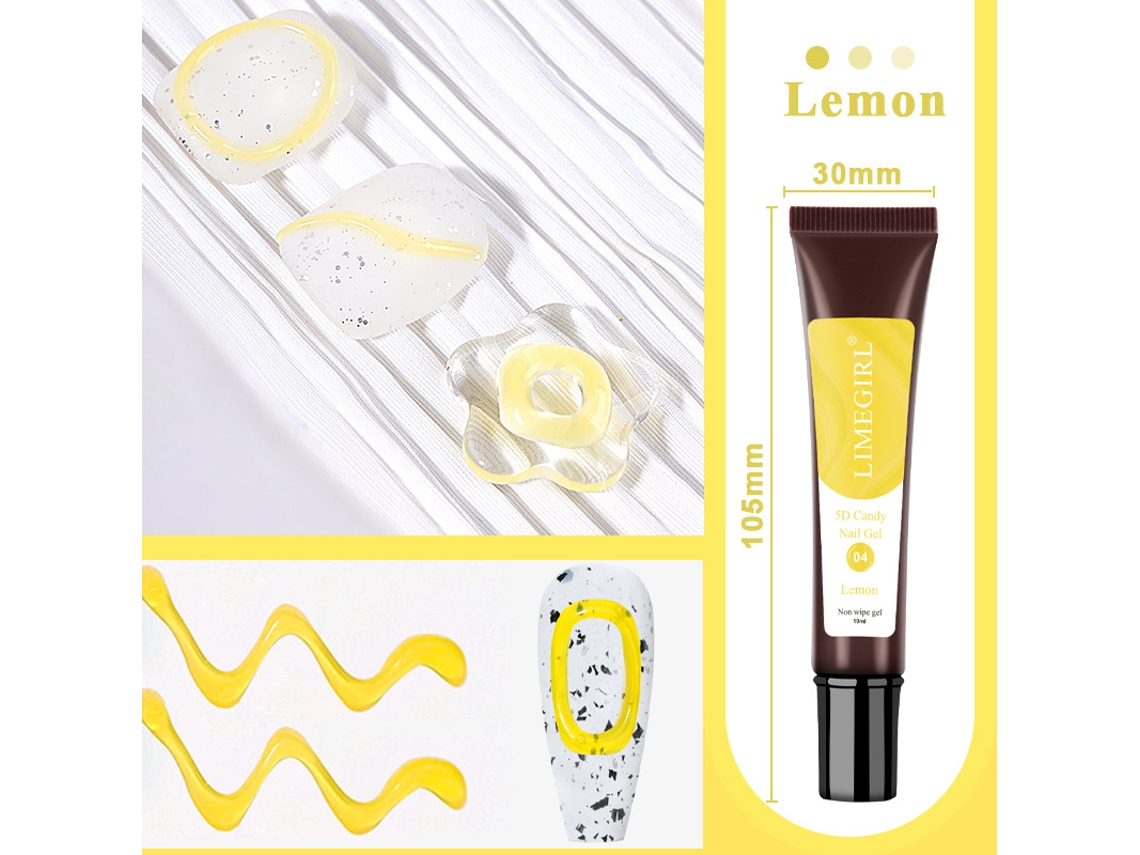 Esmalte Em Gel 3d Em Tubo 5d - Sem Necessidade De Limpeza Ou Lavagem.04