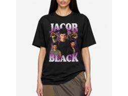 Rockinstone Twilight Movie Jacob Black Lightning Black Adult T-shirt Size:xxl