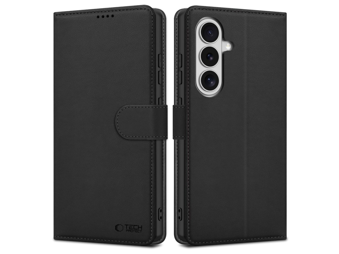 Capa Carteira Tech-protect Para Samsung Galaxy S26 Plus Com Espaço