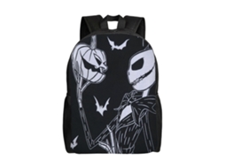 Mochila O Estranho Mundo De Jack D304 Para Escola E Trabalho, Leve E À Prova Dágua, Mochila Estilosa Para Estudantes E Adultos N304 Olysi Shop