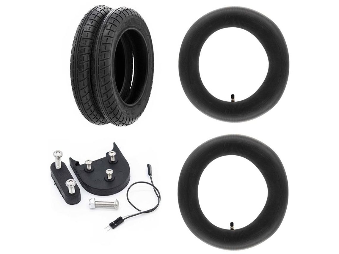 Kit De Pneus Pretos De 10 Polegadas Para Xiaomi [wanda]