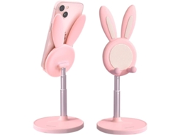 Suporte Para Celular Em Formato De Coelho Fofo, Suporte Para Celular De Mesa Compatível Com