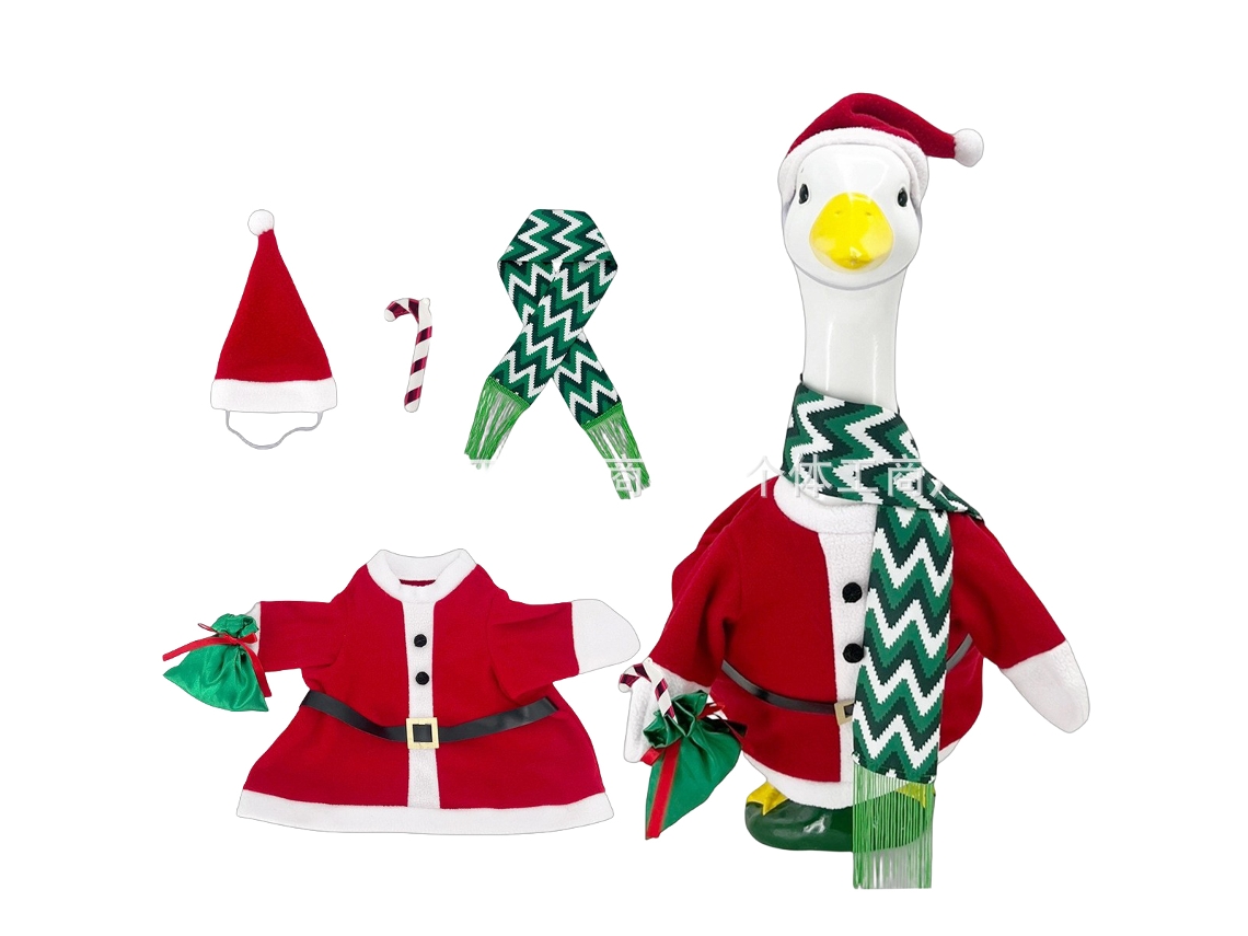 Laxiscreed Conjunto De Roupa Para Ganso Para Festas, Jardim, Natal, 23 Polegadas