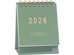 Calendário De Mesa 2025-2026 – 12 X 7,6 6 Cm, Organizador Ornamento