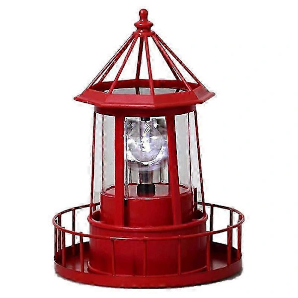 Farol de Led Movido a Energia Solar, Lâmpada Giratória de 360​​ Graus para Decoração Jardim, Torre À Prova D'água, Sd BRILVIBERA