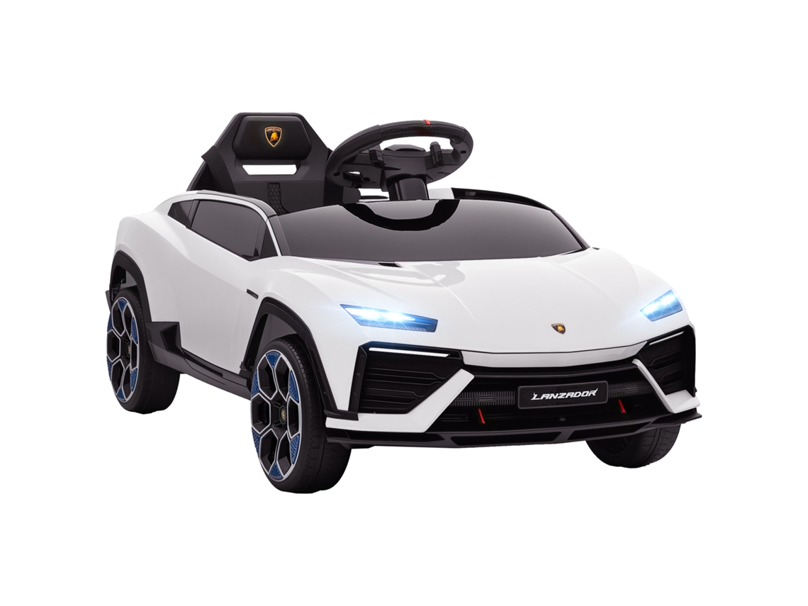 Carro Elétrico Infantil 12v, 2 Motores, Controle 2.4g, Velocidade Máxima 4km/h, Branco