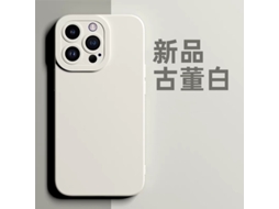 Capa Para Iphone 17 Pro Branco Antigo Com Proteção Total E Anti-queda