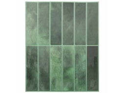 Vidaxl Azulejo Retangular 20 Pcs Verde-escuro 29 X 23 X 0,08 Cm