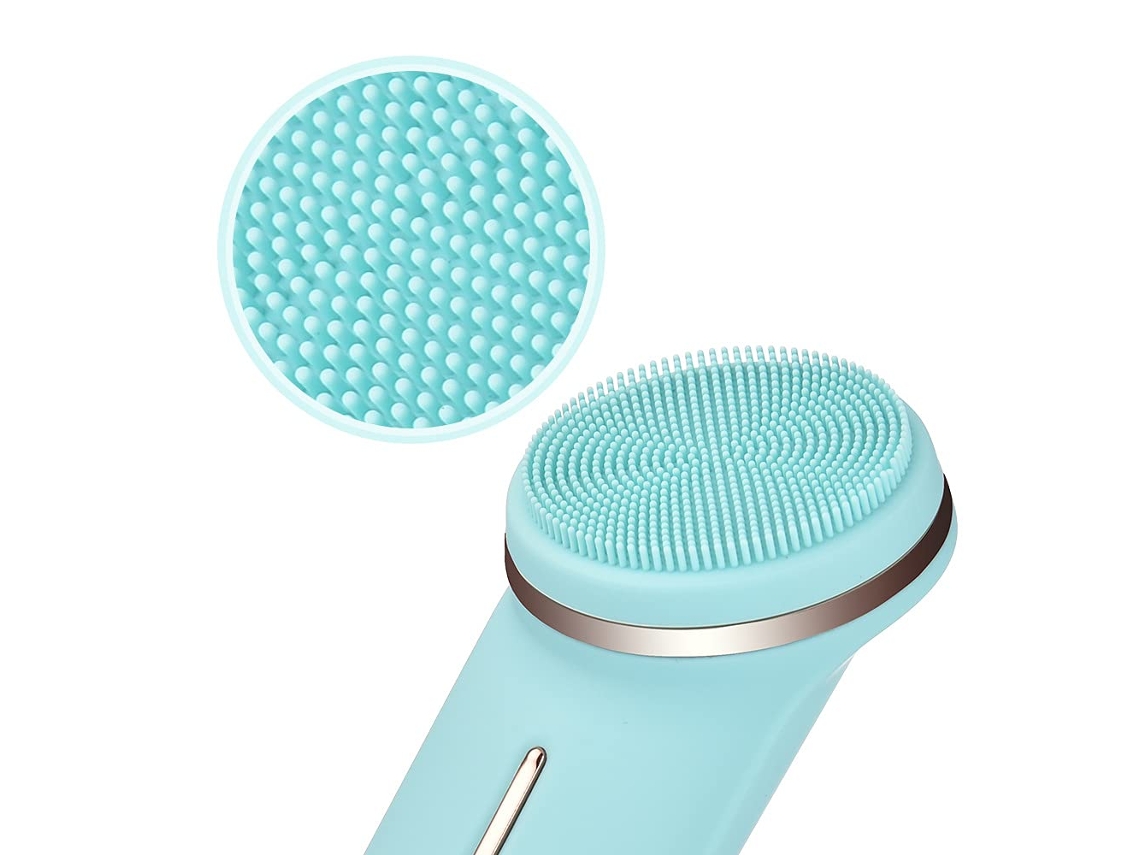 Escova De Limpeza Facial Sonic, À Prova Dágua Ipx7, 5 Modos De Velocidade, 2 Cabeças De Escova, Recarregável, Para Limpeza Profunda | Firmar A Pele |