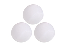 Mali 3pcs Bola de Squeeze Tpr Macia para Yoga, Alivio de Estresse, Massagem e Brinquedo Branco