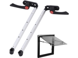 Banapoy Haste De Suporte Para Janela Rv, 2 Peças, 325-438mm, Ajustável, Em Liga De Alumínio, Com Fivela De Travamento