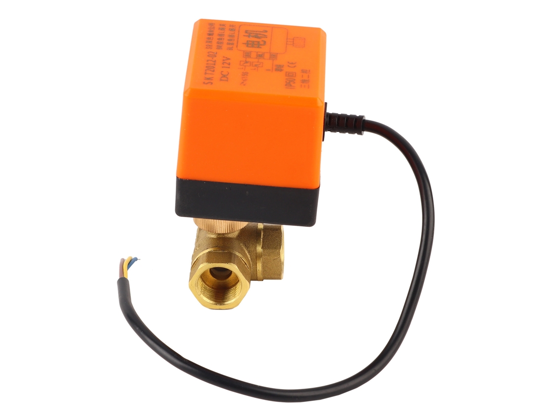 Válvula De Esfera Elétrica Laxiscreed Para Ar Condicionado, Alimentada Por Dc 12v