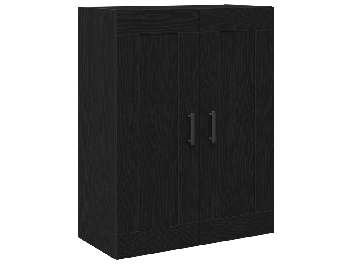 Conjunto 1 Armário De Parede Vidaxl Preto Derivados De Madeira (69,5 X 34 X 90 Cm)