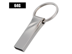 Pen Drive Usb LAXISCREED 64gb Prata Mini Portátil