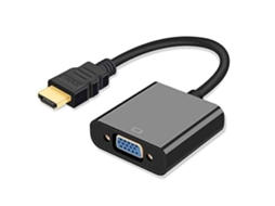 Adaptador Hdmi Para Vga Compatível Com Hdmi Para Vga 1080p Para Computador Laptop Pc Monitor Hdtv Preto Lalamoli