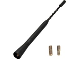 Antena Fm/ Dab Para Carro, Antena Universal De 23 Cm Para Rádio Carro Com Recepção Potente Fm/ Am Dab, Com Adaptador De 5 Mm E 6
