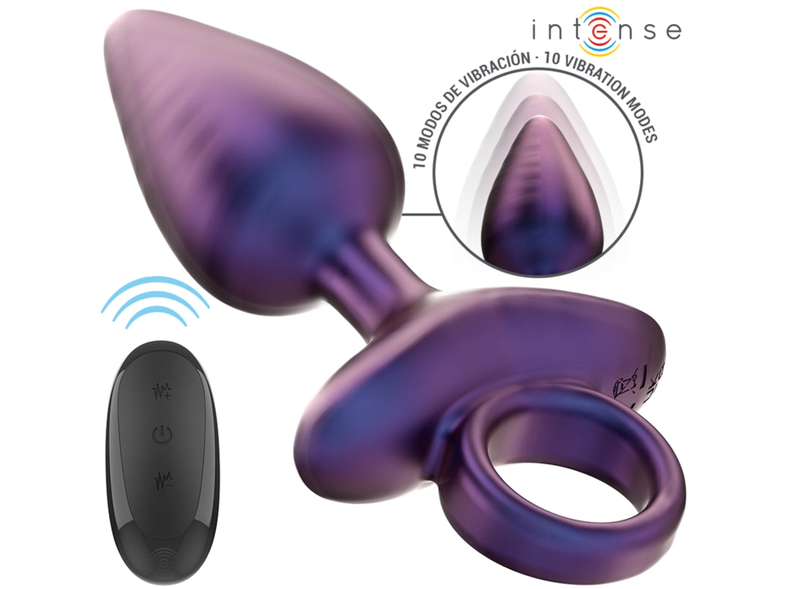 Intense - Michael Vibrador Anal Plug Modelo 2 Controle Remoto