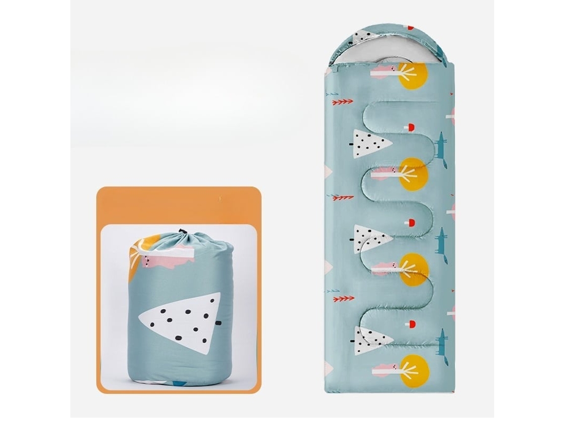 Saco de dormir impermeável 1kg para todas as estações, verde claro PANOONA