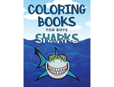 Livro Shark Coloring Book de Harper Hall (Inglês)
