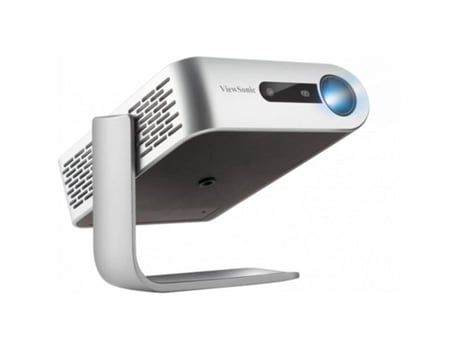 M1 Datashow Projetor Portátil 125 Ansi Lumens Led Wvga 854x480 Compatibilidade 3d Prateado Wwfw