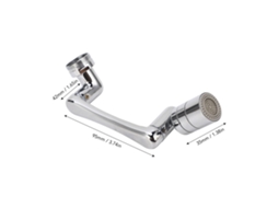 Laxiscreed Extensor De Torneira Rotativo 1080° Com Filtro Para Cozinha E Casa De Banho