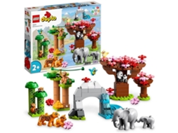 LEGO Duplo: Animais Selvagens da Ásia – brinquedo de construção; set da vida selvagem para idades pré-escolares 2+ (117 peças)
