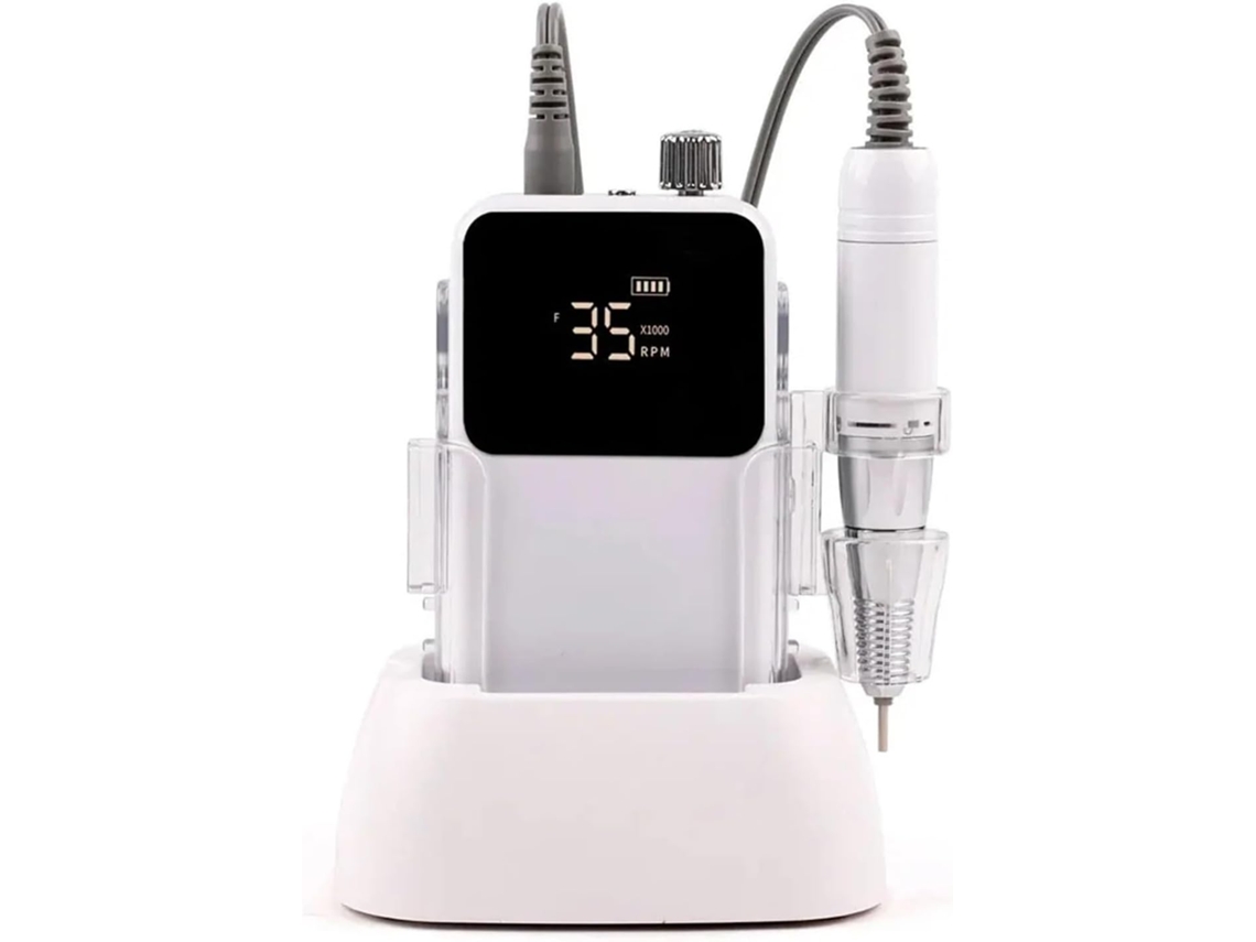 Lixa elétrica SFUSHOS para unhas, 35000 rpm, recarregável com acessórios
