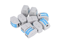 Conector De Condutor De Fio Elétrico Laxiscreed Com Ligação Por Alavanca E Conexão Dupla