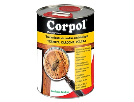 Corpol Insecticida Contra Carcoma Termita Polilla 5 Litros QUIMUNSA