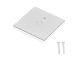 Interruptor tátil de 1 gang com luz de fundo para Tuya Zigbee, interruptor inteligente remoto, placa branca S/MARCA